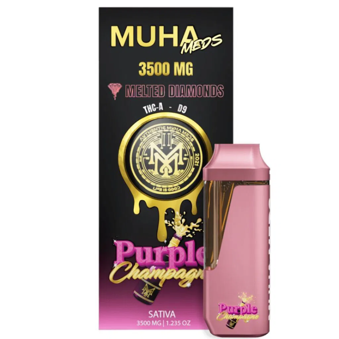 Muha Med Melted Diamonds THC-A + D9 3500MG